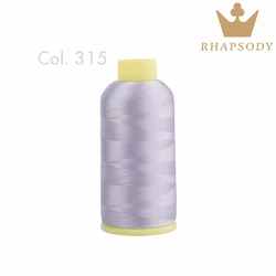 Premium Polyester Embroidery Thread - 5000m, Vibrant Assortment (315 Pastel Lilac)