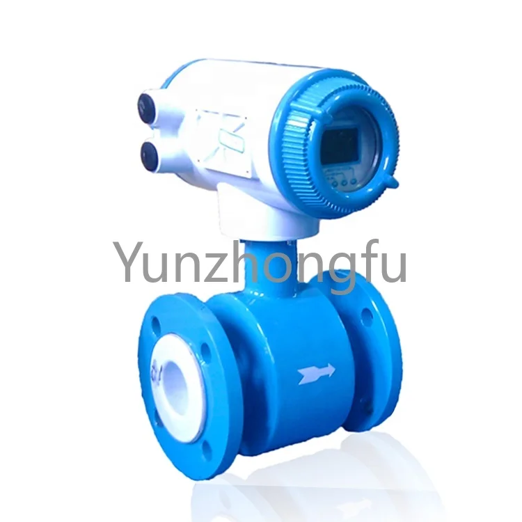 

River Milk Micro Electromagnetic Flowmeter Sensor Liquid Control Magnetic Digital Water Flow Meter