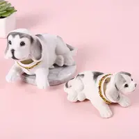 Car Ornaments Shaking Head Dog Doll Car Dashboard Toys Cute Nodding Puppy Auto Interior Accessories Auto Decor Kids Gift 2