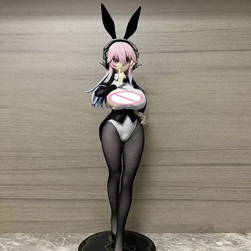 

31cm SUPER SONICO Anime Figure Niko Bunny Kawaii Adult Girl Hentai Statue Collection PVC Model Sexy Beauty Model Boy Gift Toys