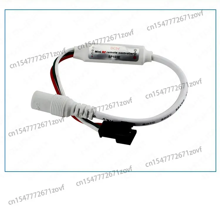 WS2811 컨트롤러 14키 무선 RF 리모컨 2812B 풀 컬러 조명(디머 포함) SP103E