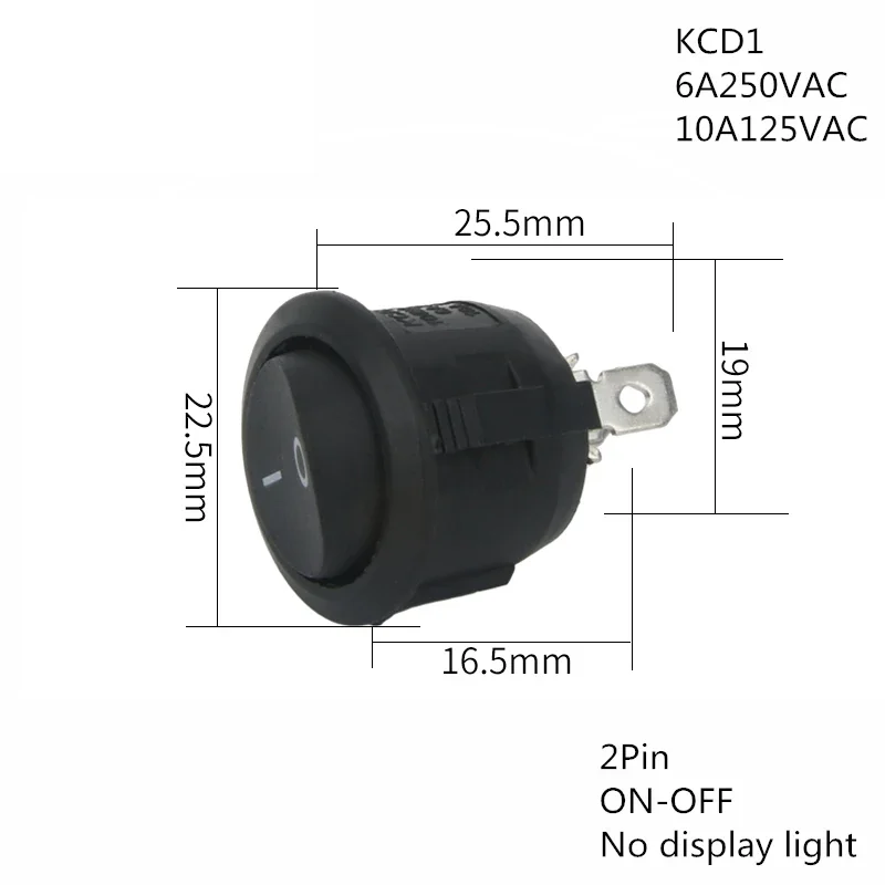ตัวเลือกสินค้า สวิตช์ไฟ LED ปุ่มกด 2 ปุ่ม สำหรับรถยนต์ 12V/24V