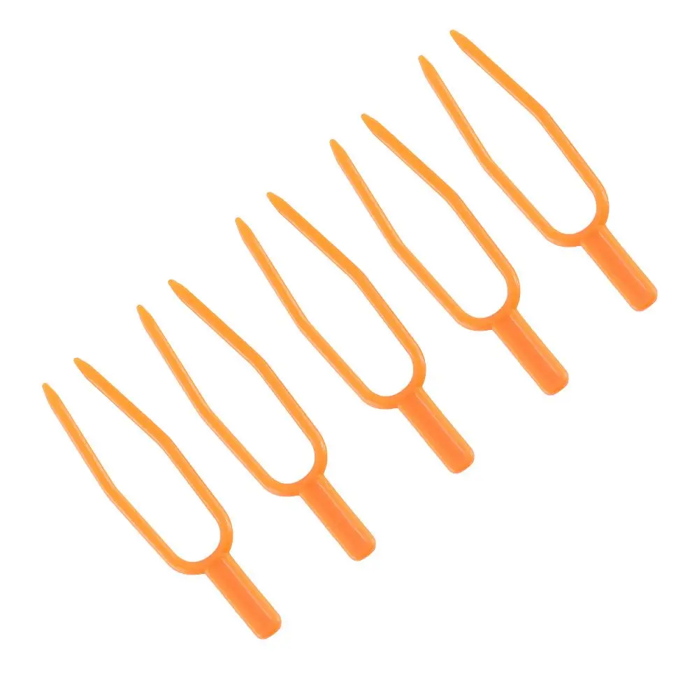 50pc Garden Tools Plastic Quality Plant Clips Stolons Fixing Fastening Fixture Clamp Strawberry Fork Farming Clip