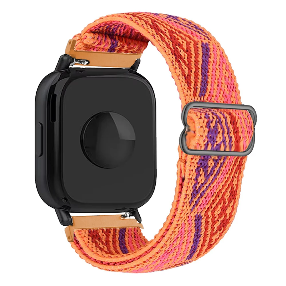 Adjustable Elastic Nylon Strap for Smartwatch - Enhanced Comfort Bracelet Band