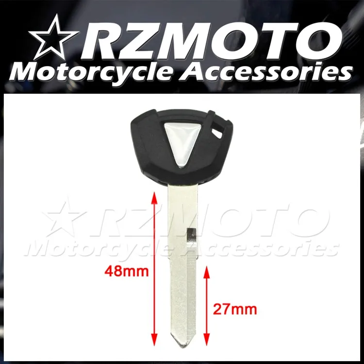 Uncut Blank Motorcycle ignition Key Kawasaki Ninja ZX6R ZX10R ZZR400 Z750 Z800 Z1000 VERSYS ER6N ER6F ER6R Z650 Z400 Z900
