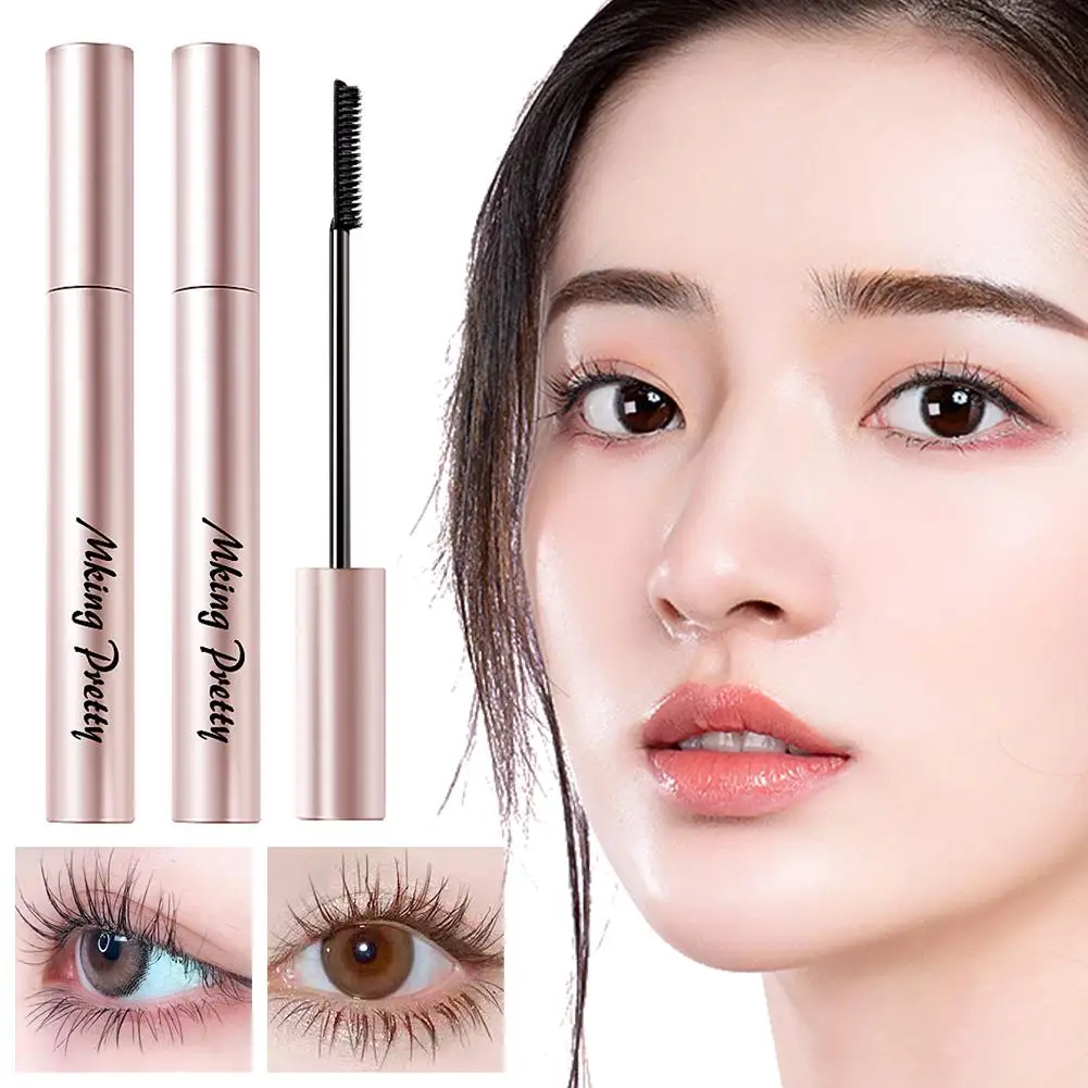 

Waterproof Mascara Waterproof And Sweat-proof Thick Mascara Eyes Long Mascara Fine Brush Head Long Eyelashes Curling Mascara