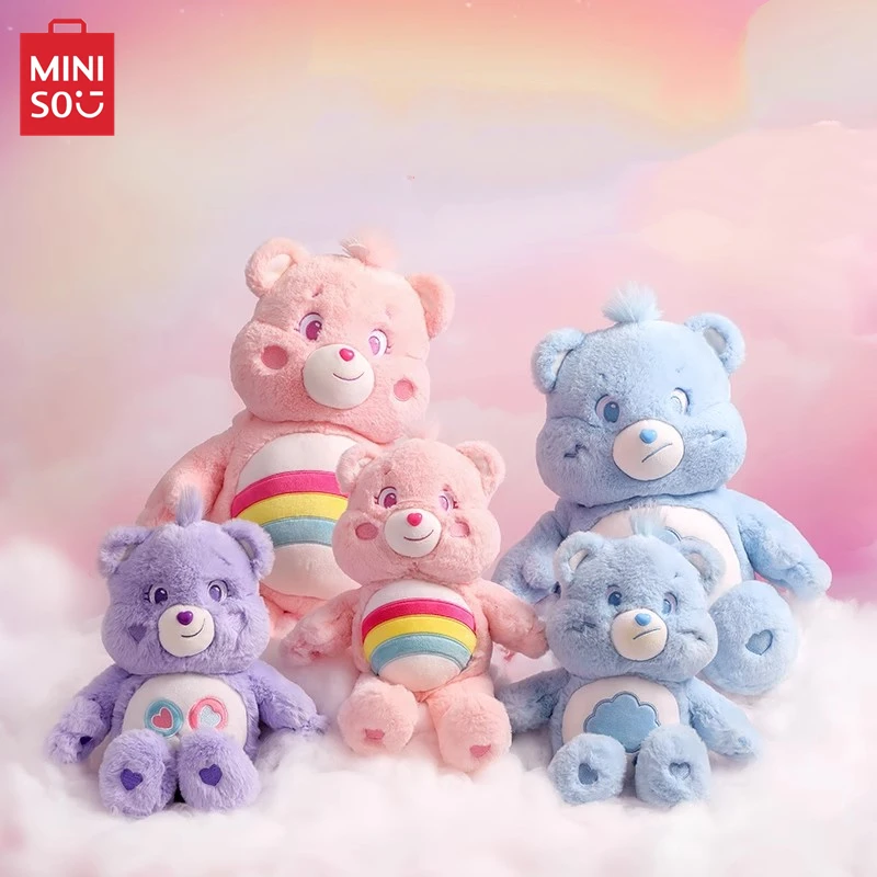 Miniso Care Bear Series Seduto Peluche Bambola Kawaii Morbido Cuscino Anime Periferiche Giocattoli Per Bambini Xiangxiang Modello Regalo Di Compleanno