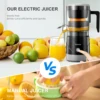 lectric Citrus Juicer, Reemix Full-Automatic Orange Juicer Squeezer for Orange, Lemon, Grapefruit, Citrus Juicer with Cleaning 2