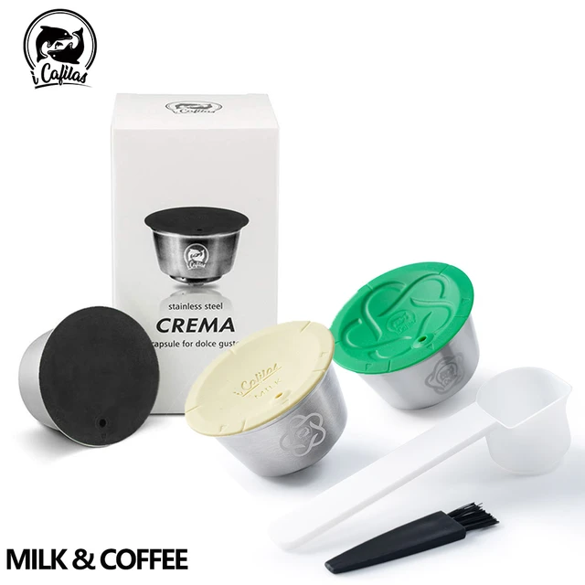 Dolce Gusto Milk Reusable Capsule  Stainless Steel Coffee Capsules -  Reusable Coffee - Aliexpress