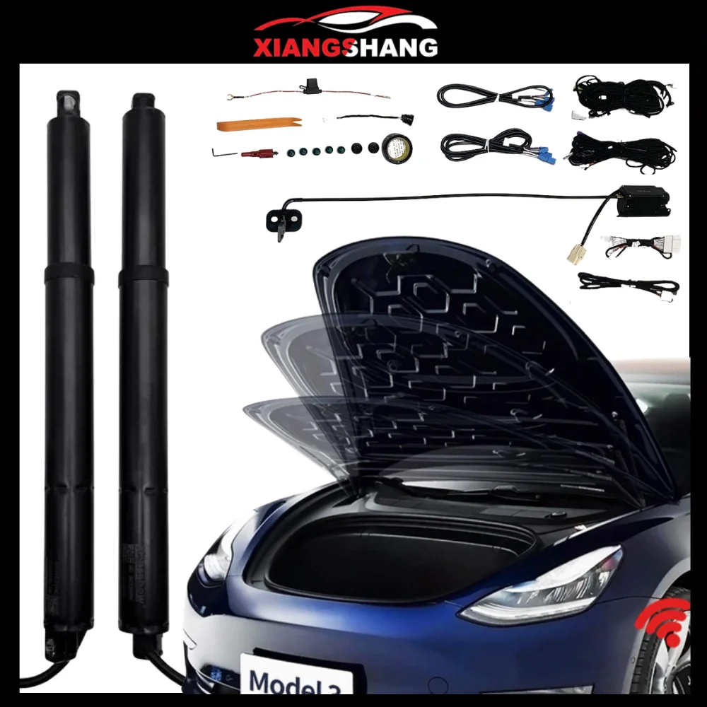 

Комплект подъемника Power Frunk для Tesla Model 3 2017-2020, передняя электрическая задняя дверь, автоматический переключатель, дистанционное управление, защита от воды