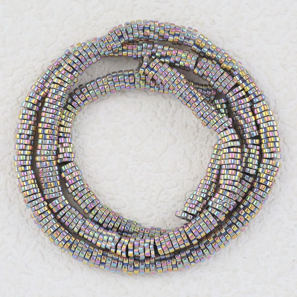 Gold-Plated Hematite Plum Blossom Beads
