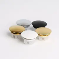 Copper Sink Overflow Cover Trim Ring Hole Cap Wash Basin Round Double Layer Overflow Ring Plug TubDrain Stopper Kitchen Bathroom 2