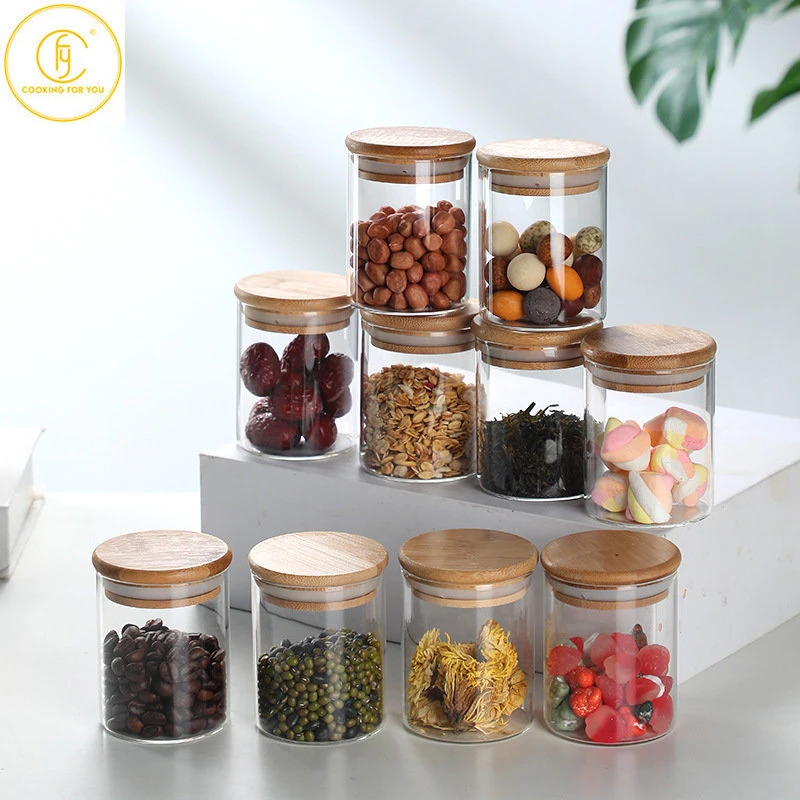 Glass Storage Jars Food Canister Glass Jars Kitchen Storage 10pcs 230ml Glass Aliexpress