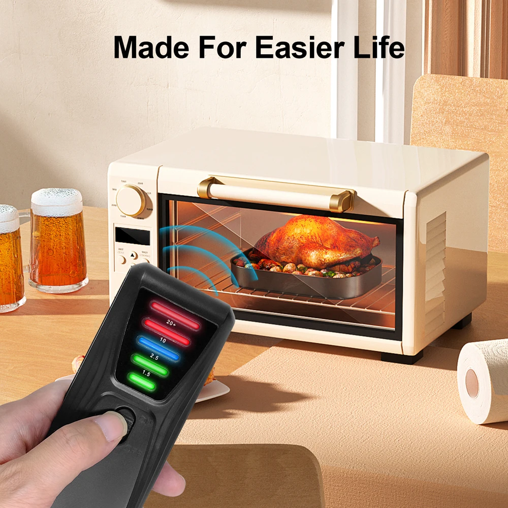 Practical Electromagnetic Radiation Detector Handheld EMF Tester EMF Meter Portable 5 LED Gauss Meter Magnetic-Field Test