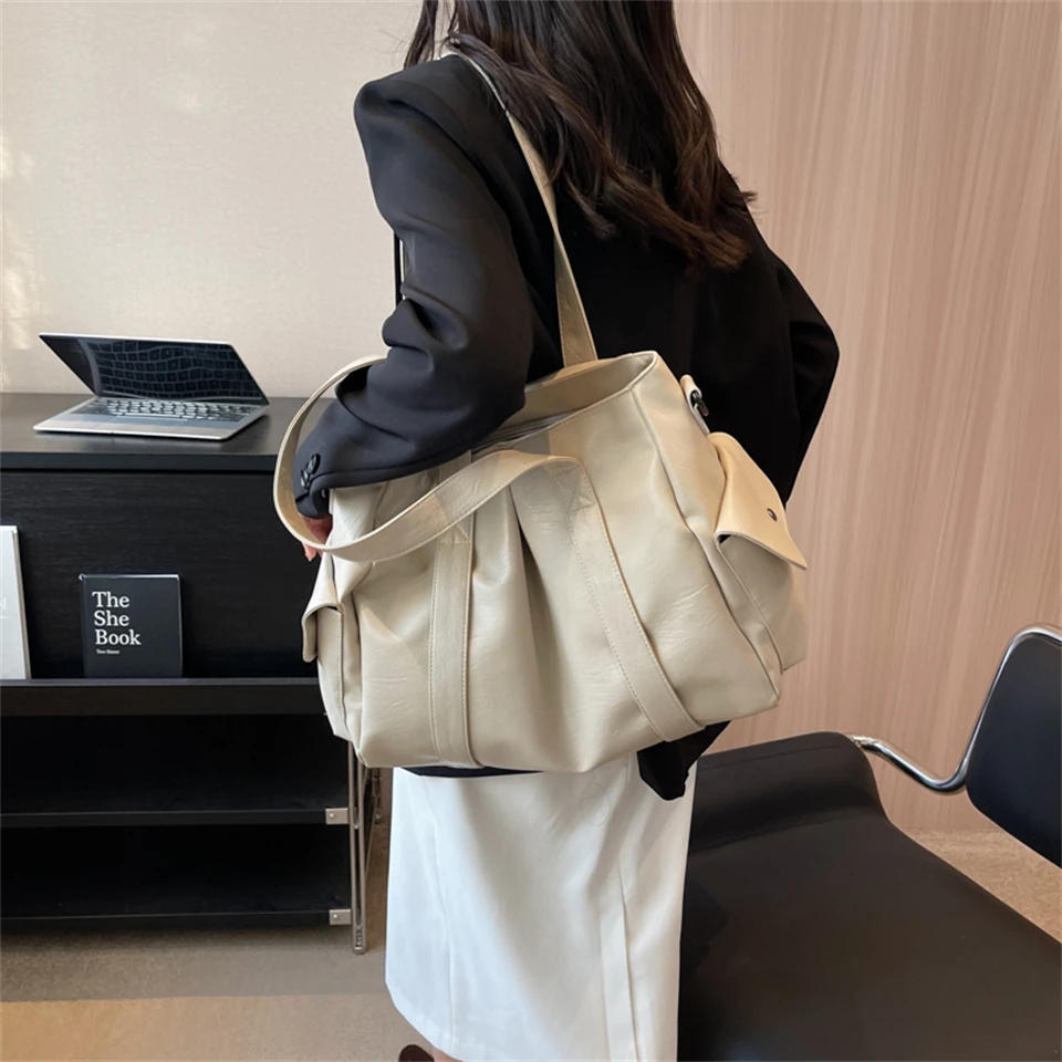 Leather Ladies Large Capacity Shoulder Bag Luxury Designer Purses and Handbag for Women Messenger Bag High Quality Crossbody Bag