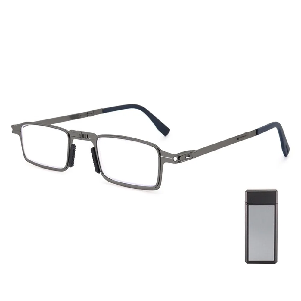 Portable Blue Light Blocking Reading Glasses with Protective Case