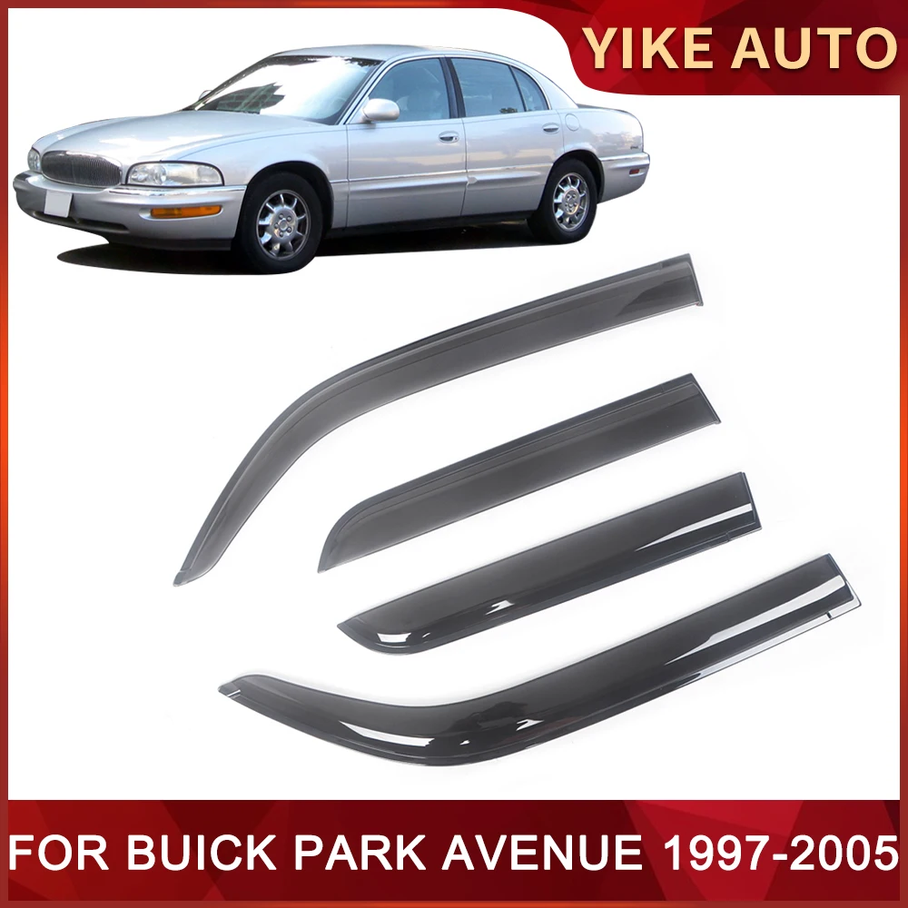 

Оконный козырек для BUICK PARK AVENUE 1997-2005, погодозащитный козырек для двери, защита от ветра, солнца, дождя, боковые окна, ветрозащитные дефлекторы для автомобиля