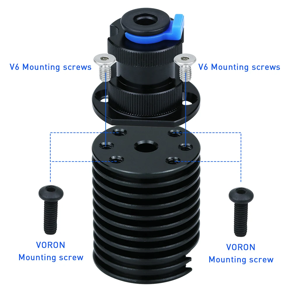 E-3D Revo 핫엔드 통합 세라믹 히터 코어, E-3dV6 Voron Prusa Ender3 용 104NT 서미스터, 핫엔드 액세서리