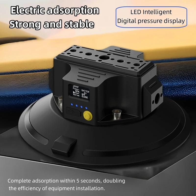 Strong Electric Suction Cup 3-6 inch Car Camera Suction Cup Shock Absorption Sports Camera Fixed Shooting Tool for Camera Phone 1