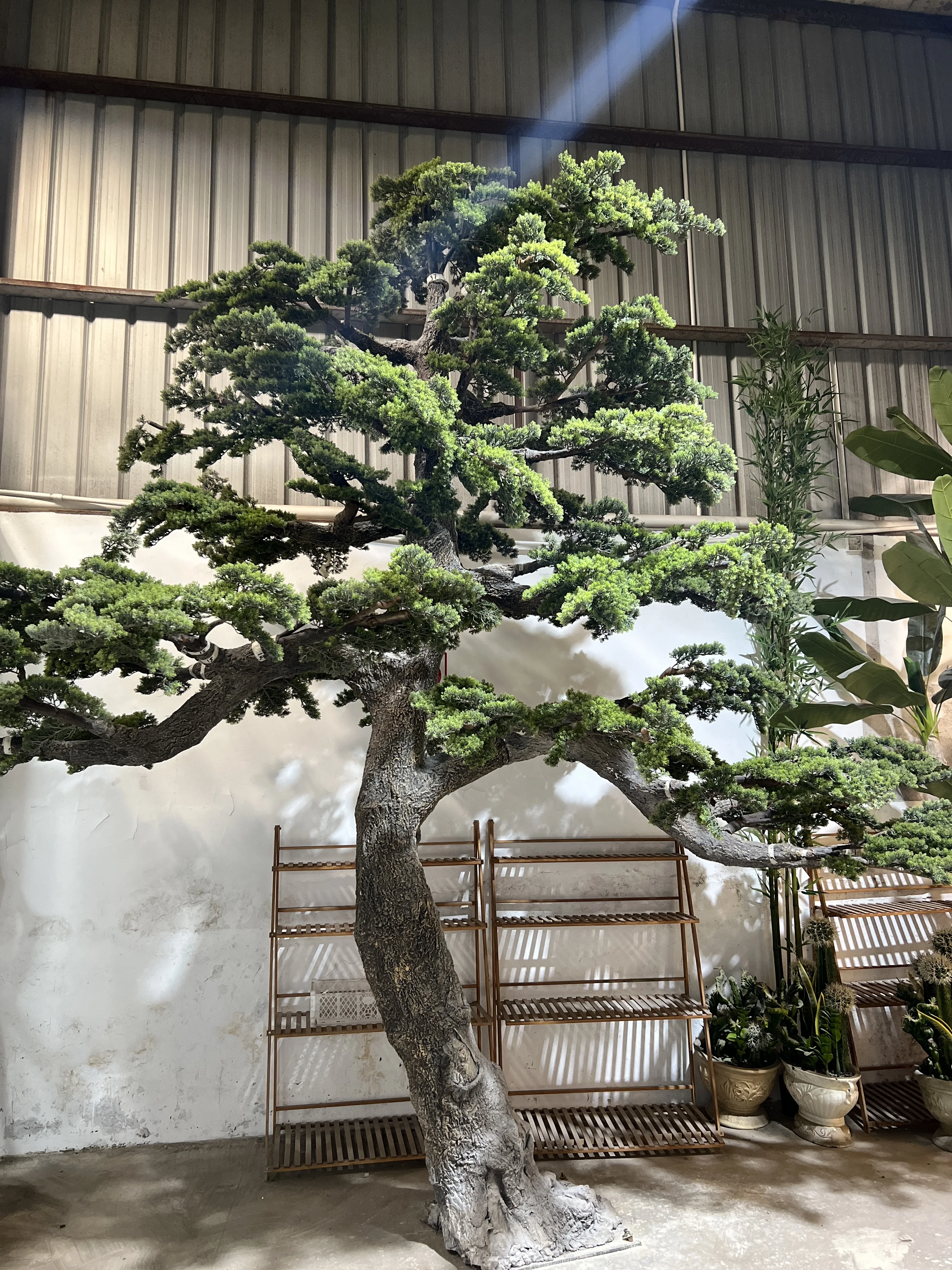 Artificial Pine Branches Large Potted Plants Simulate Large Pine Trees Artificial Cedar Trees for Home Office Decoration