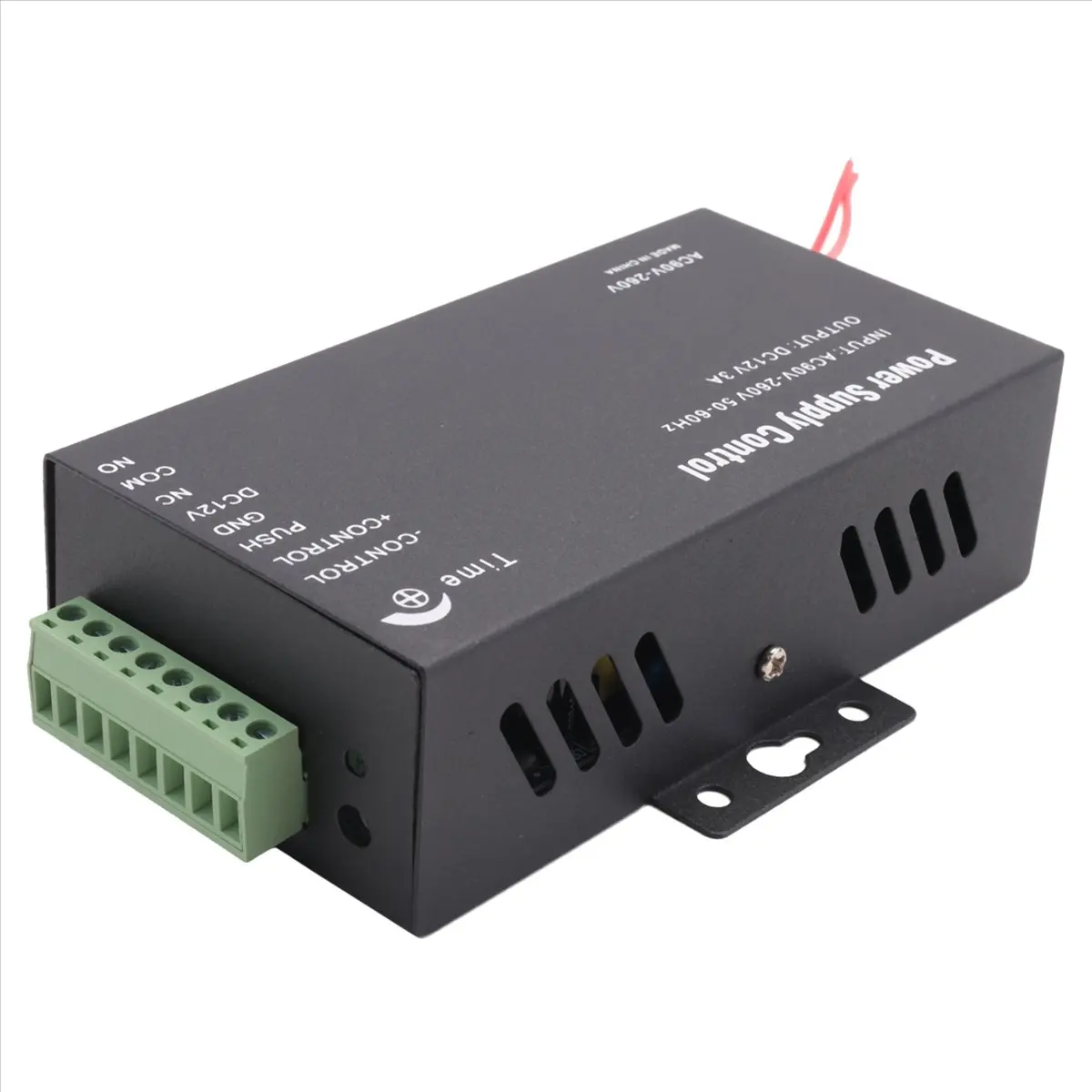 A40I 액세스 제어 전원 공급 장치 변압기 도어 시스템 어댑터 AC110-240V 컨버터 시스템 기계 검정색 DC12V 3A