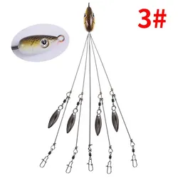 Enhanced Fishing Lure with Stainless Snap Swivel Spinner - 21.5cm, 18g (Color 3)
