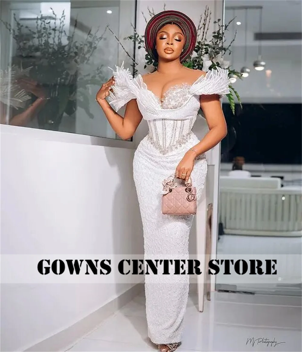 Asoebi Lace Straight Long Gown Lace Styles Gorgeous White Nigerian