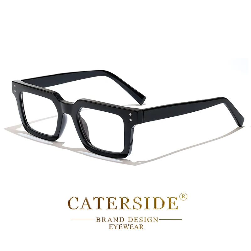 CATERSIDE Mode Männer Gläser Platz TR90 Rahmen Anti Blau Licht Frauen Brillen Täglich Einfache Business Gläser Optische Brillen – Detail 11