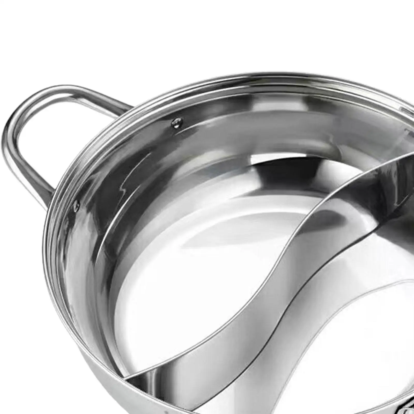 Mandarin Duck Pot Stainless Steel Shabu Shabu Pot for Home Family Gathering