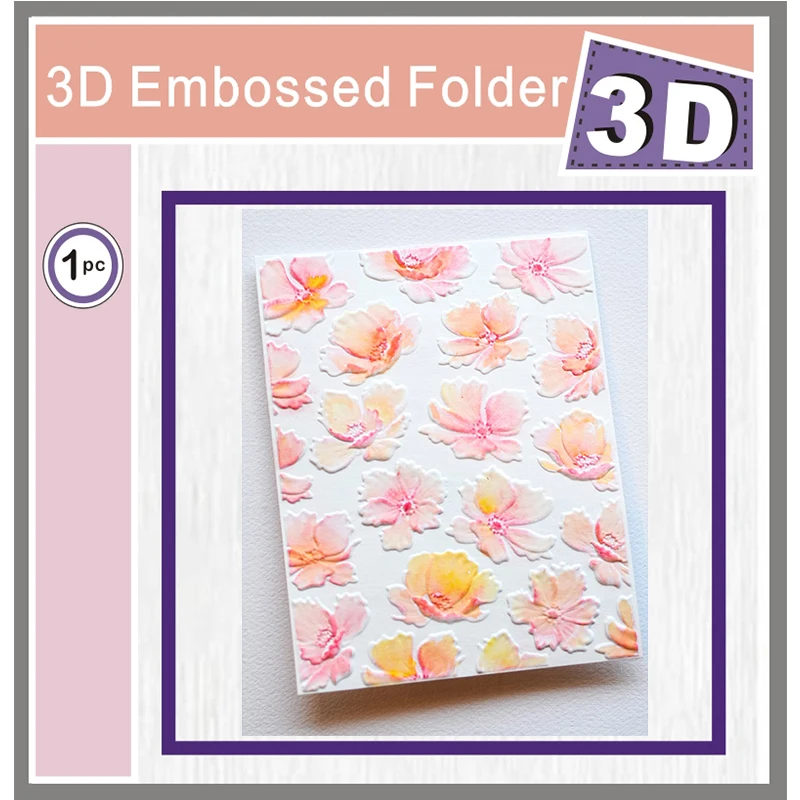 3D 엠보싱 폴더 스크랩북 도구, DIY 공예 용품, 사진 앨범-앨범 장식 카드 배경, 다이 재료, 2 종 세트
