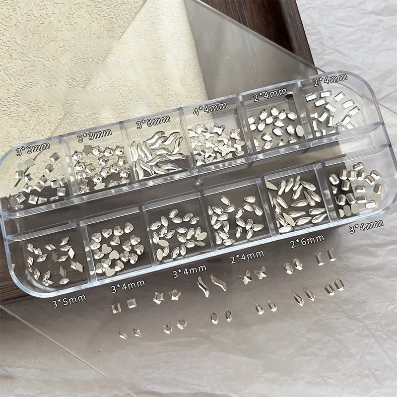 12Gitter Dental Kristall Mode Zähne Edelsteine Schönheit Diamant Zahn Schmuck Ornamente Schmetterling Zahn Edelsteine Zähne Schmuck Edelstein Dekor – Detail 13