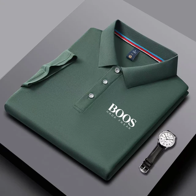 Nueva camiseta Polo de Color sólido para hombre, Top informal, moderno, transpirable y cómodo, nuevo producto, Ca