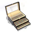 Three-layer 36-bit inner yellow pen box