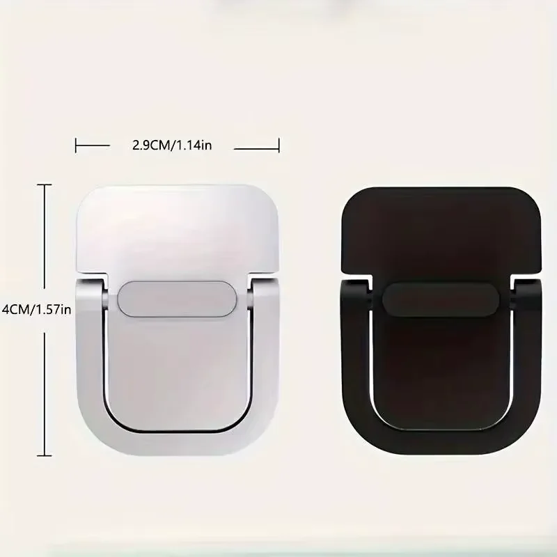컴퓨터 키보드 스탠드 라이저 알루미늄 미니 휴대용 노트북 스탠드, 노트북, 맥북, 펜 태블릿용, 세트당 2 개