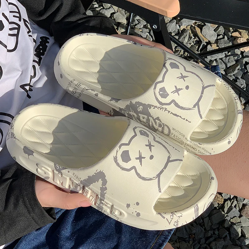 Fashion Slippers Indoor Home All Seasons Women Men Couple
