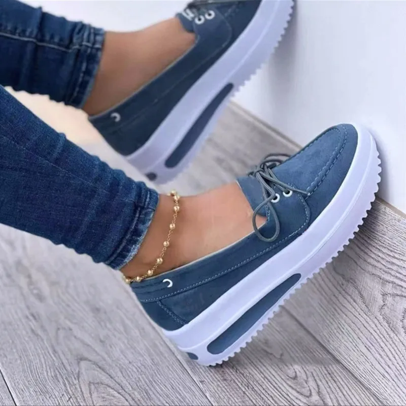 

Women Wedges Platform Sneakers Female Summer Lace-up Sport Shoes Ladies Comfort Casual Shoes Zapatillas Mujer 1712