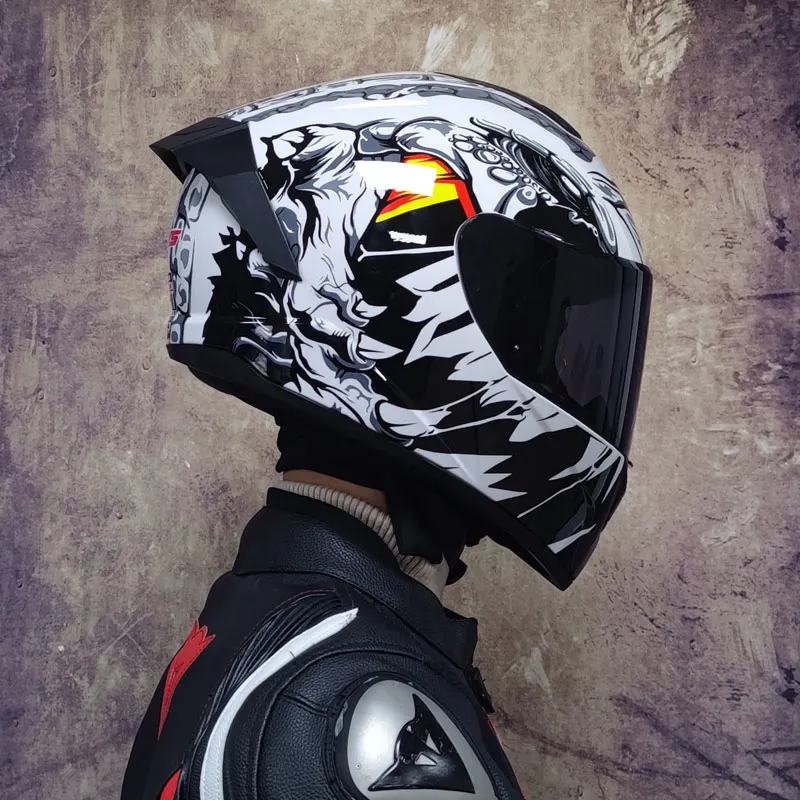 D9B0 Racing Safety Hat Riding Helmet Outdoor Hats Durable Motorcycle Helmet 