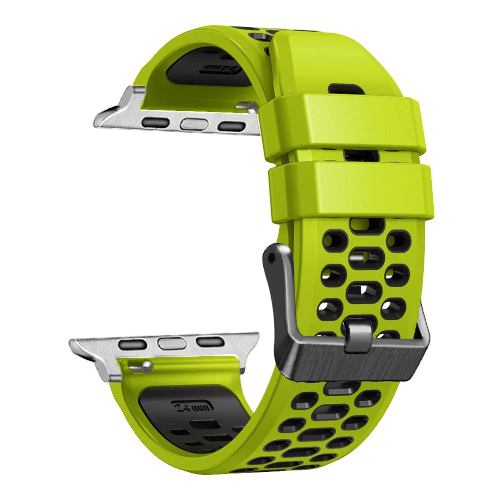 Breathable Sports Silicone Watchband Bracelet