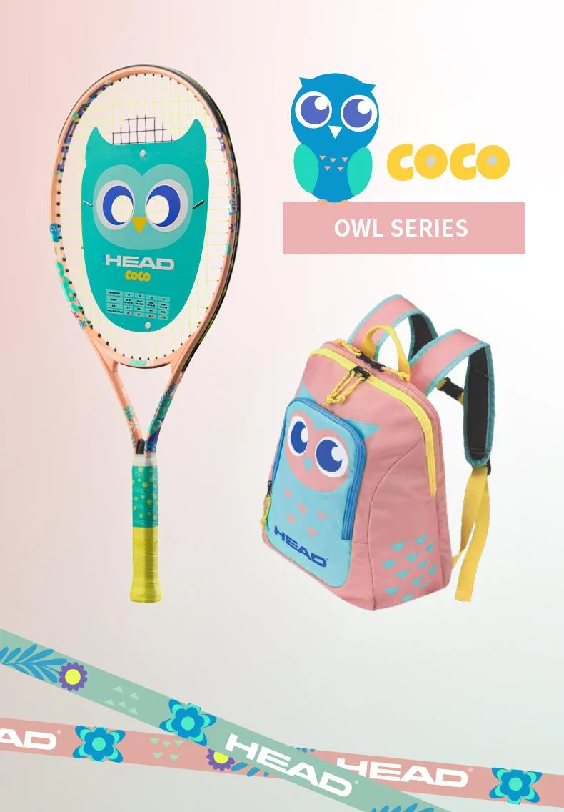 HEAD Tennis Racket Children With Bag Junior Beginner's Racket
