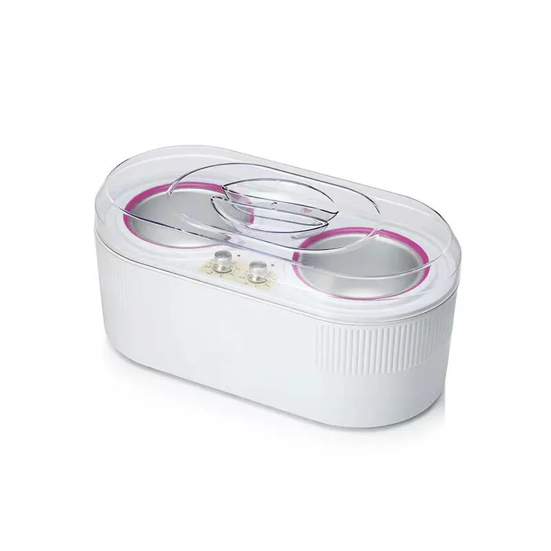 New Upgrade Stainless Steel Steamer 22 Cm 300w Large Capacity White Double Oven Wax Heater Pot for Beauty Salon