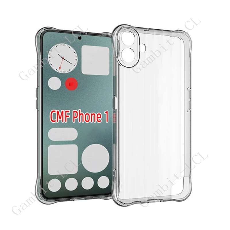 Shockproof Anti-Falling Soft TPU Back Cover Case