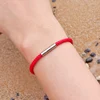Nouveau bracelet porte-bonheur en cordon 7 couleurs pour hommes et femmes, tissu de qualité A, cordon fin de 3 mm, bracelet cadeau de mariage, bracelet d'amitié, Pulsera Roja