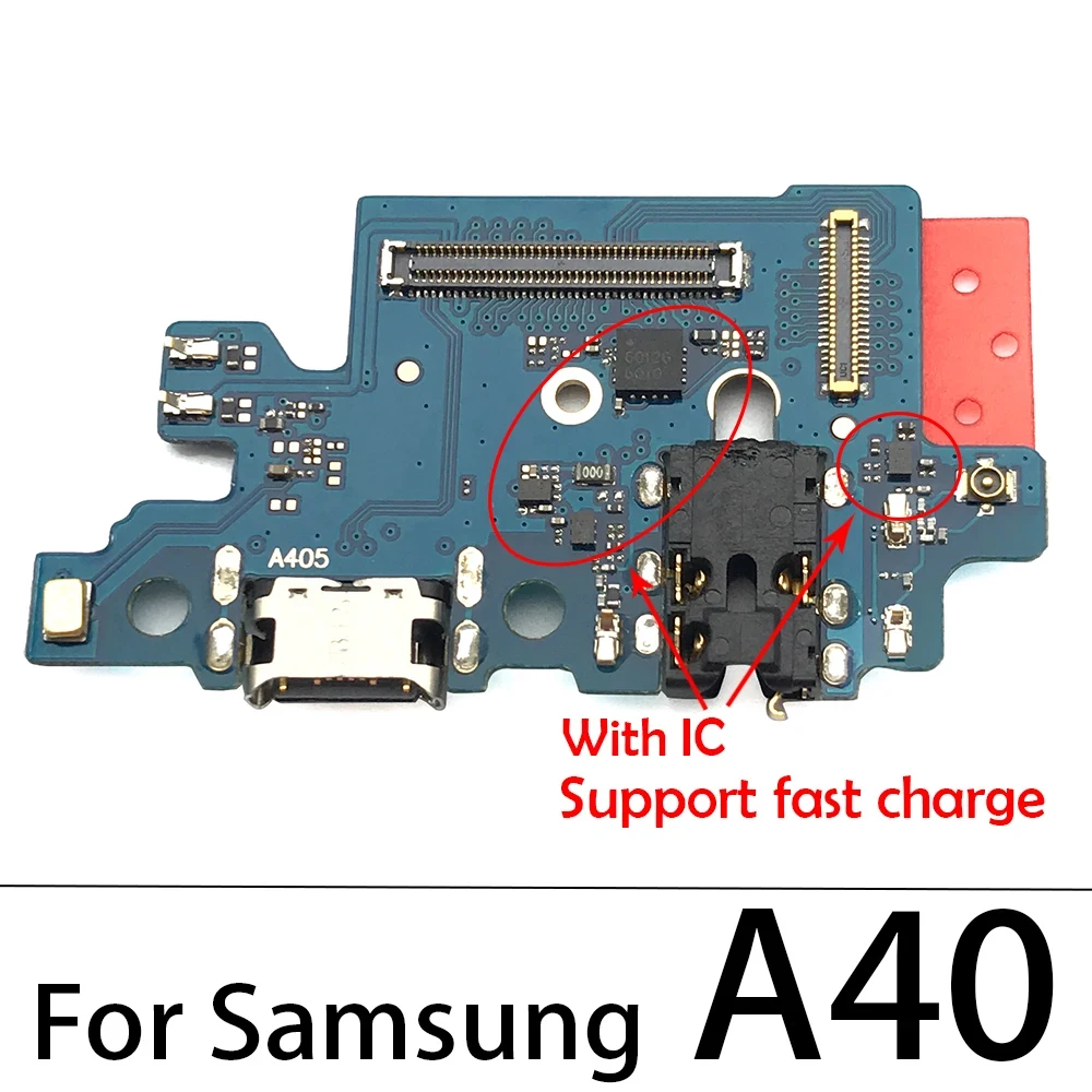 USB Charger Charging Port For Samsung A71 A70 A51 A50 A41 A40 A31 A30 A21S A20 A60 A10 Dock Connector Microphone Board