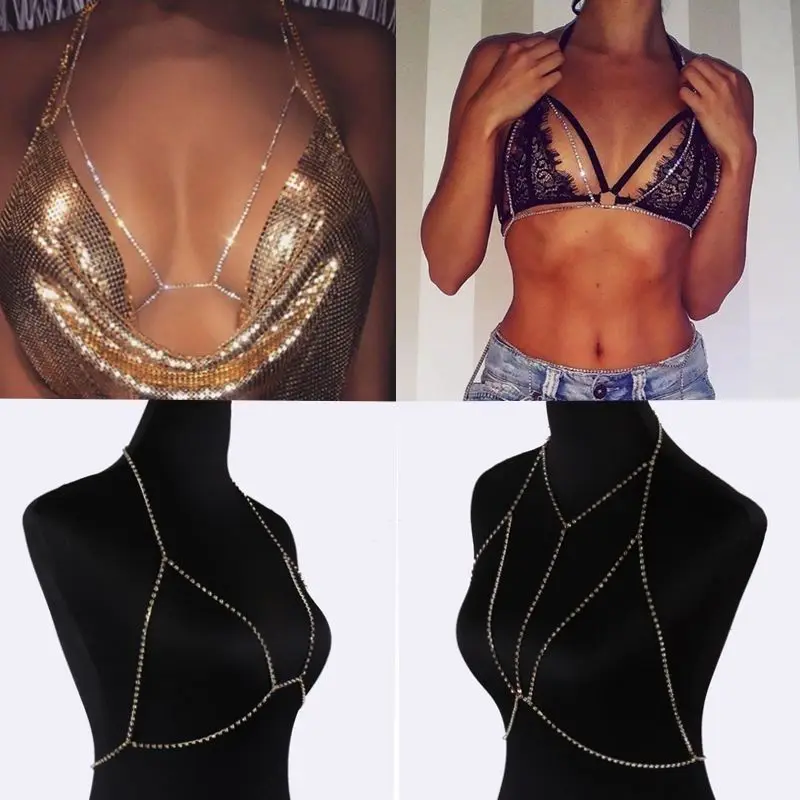 Women's Fashion Body Jewelry Spring Summer Bikini Bust Waist Hip Chain