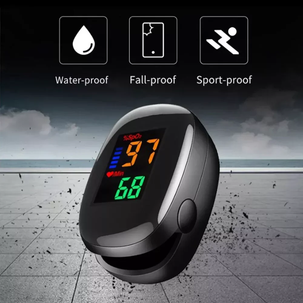 Medical Digital Finger Pulse Oximeter Finger Clip LED Screen Display SpO2 Heart Rate Monitor Blood Oxygen Saturation Meter finger pulse oximeter