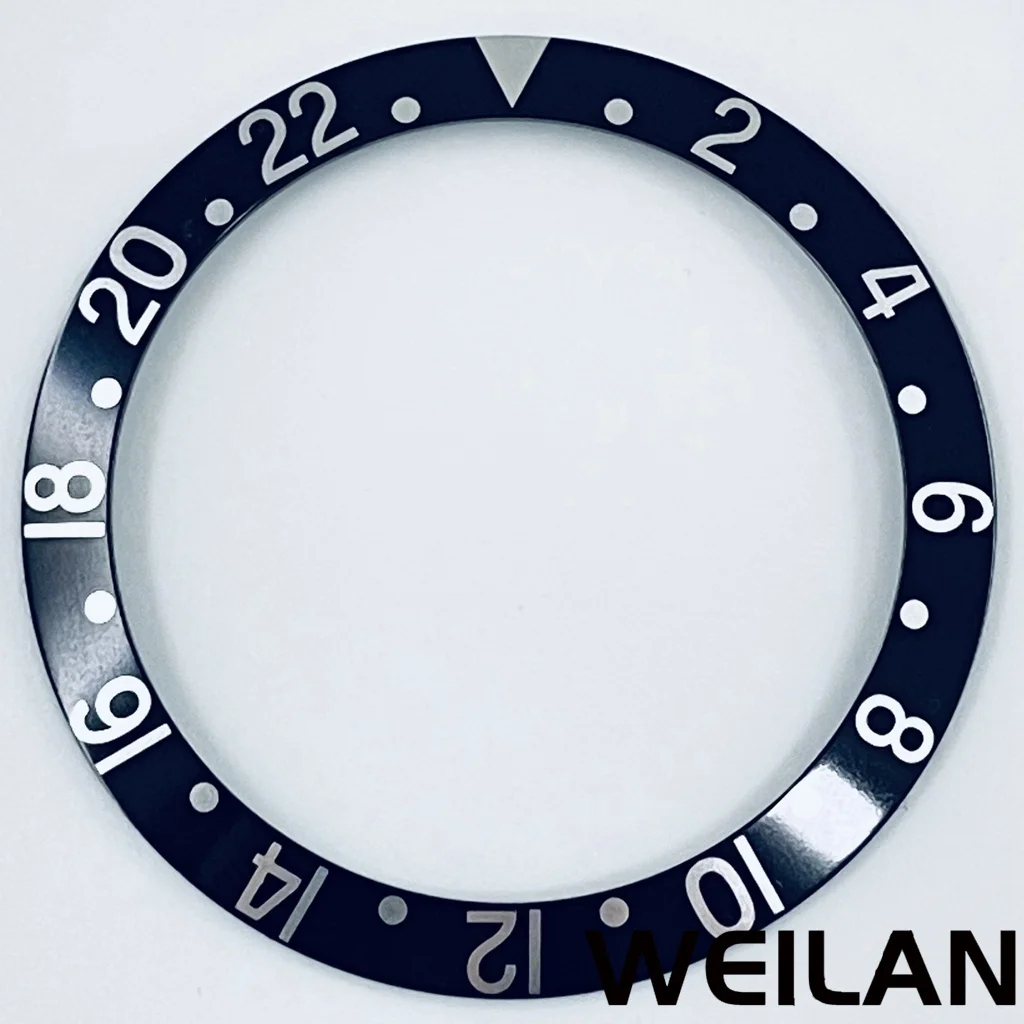 Ceramic & Aluminum GMT Diver-Style Bezel Insert for 40mm Cases - Premium Diving Accessory