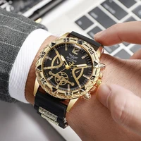 4 montres à quartz pour hommes avec cadran arabe tendance, bracelet en silicone, montre-bracelet avec collier, ensemble Reloj Hombre (sans boîte) 4