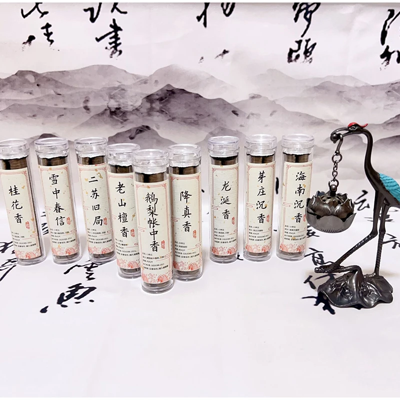 Description Picture 2 of itemNatural Sandalwood Agarwood Incense Tablets Indoor Meditation Aromatherapy Mini Incense Burner Persistent Fragrance Sandalwood
