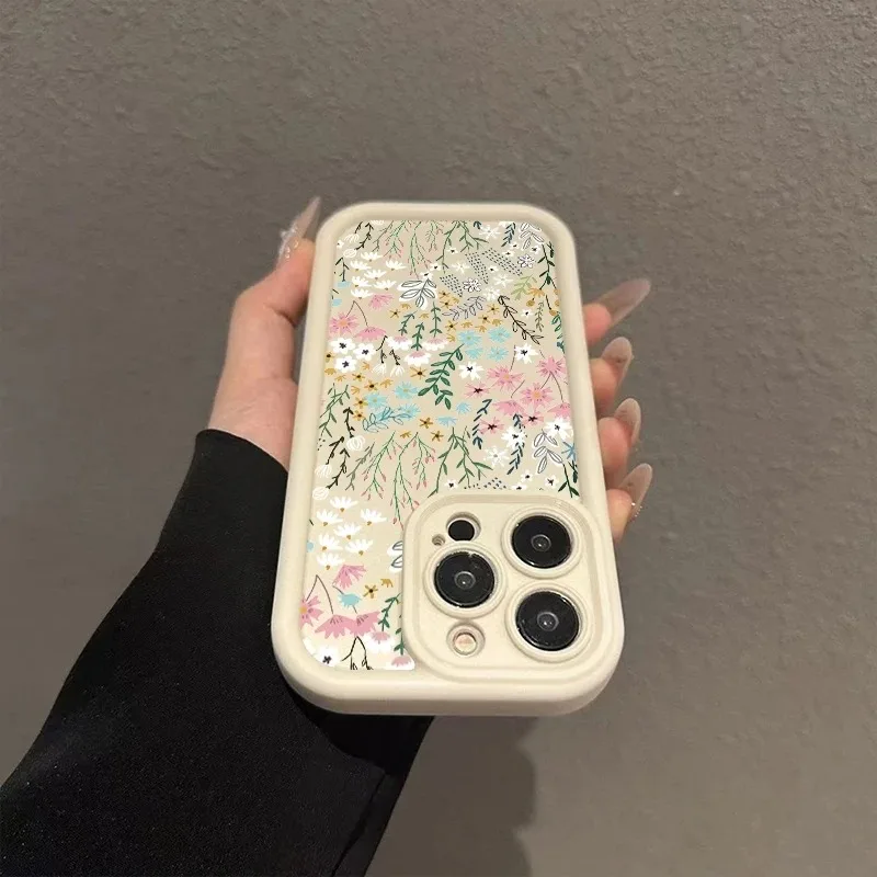 Chic Floral Design TPU Phone Case