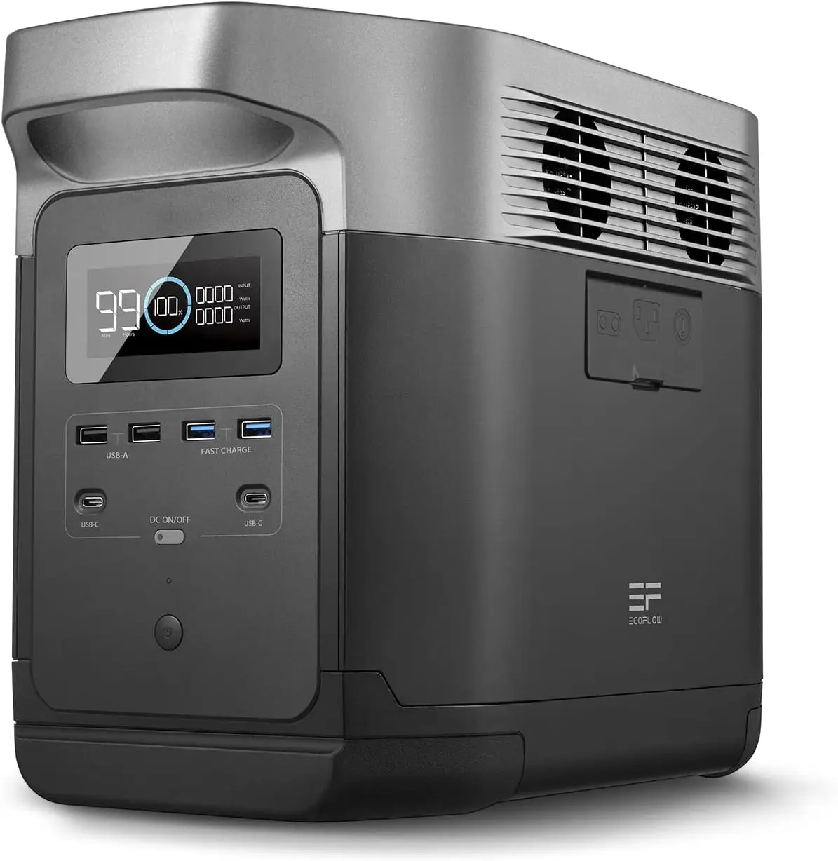 Portable Power Station DELTA 1300 1260Wh Solar Powered Generator with 6 x 1800W AC Outlets Solar Generator for Outdoor Camping 1